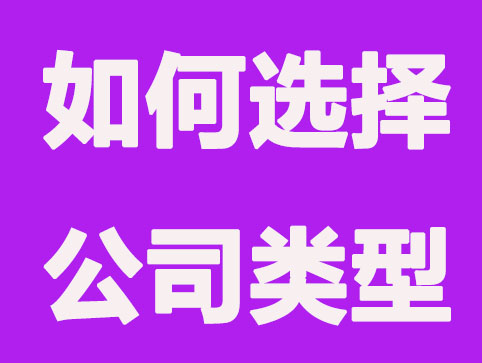 注冊公司一共有哪些類型，如何選擇公司注冊類型？